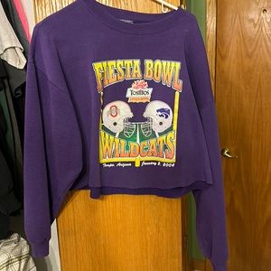 Fiesta Bowl long sleeve crop top Size Medium